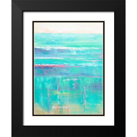 Beneath the Sea I Black Modern Wood Framed Art Print with Double Matting by Wilkins, Suzanne