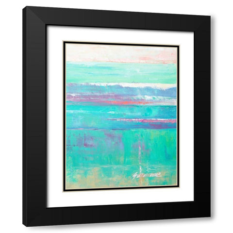 Beneath the Sea II Black Modern Wood Framed Art Print with Double Matting by Wilkins, Suzanne