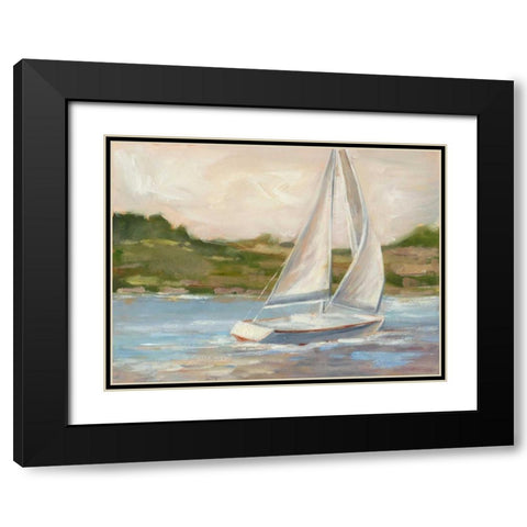 Off the Coast II Black Modern Wood Framed Art Print with Double Matting by Harper, Ethan