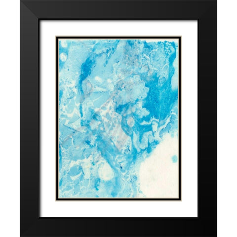 Seeing Blue II Black Modern Wood Framed Art Print with Double Matting by Ludwig, Alicia