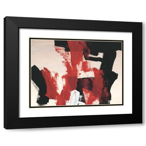 Hessei I Black Modern Wood Framed Art Print with Double Matting by Vess, June Erica