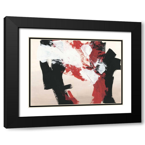 Hessei IV Black Modern Wood Framed Art Print with Double Matting by Vess, June Erica