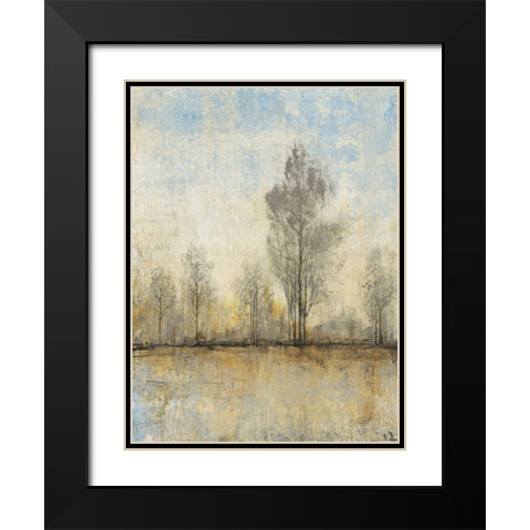Custom Quiet Nature I Black Modern Wood Framed Art Print with Double Matting by OToole, Tim