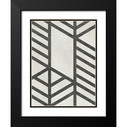 Night Shift I Black Modern Wood Framed Art Print with Double Matting by Zarris, Chariklia