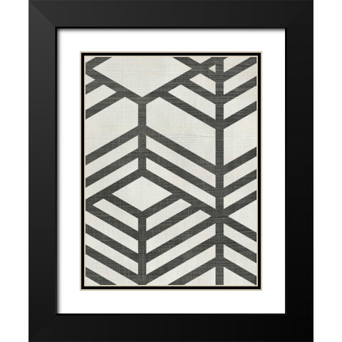 Night Shift II Black Modern Wood Framed Art Print with Double Matting by Zarris, Chariklia