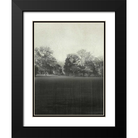 Morning View I Black Modern Wood Framed Art Print with Double Matting by Zarris, Chariklia