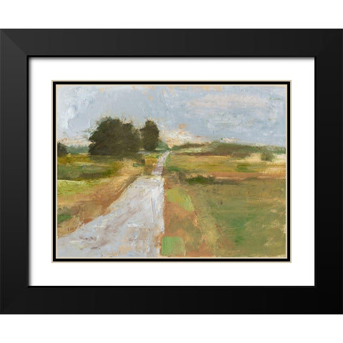 Back Country Road I Black Modern Wood Framed Art Print with Double Matting by Harper, Ethan