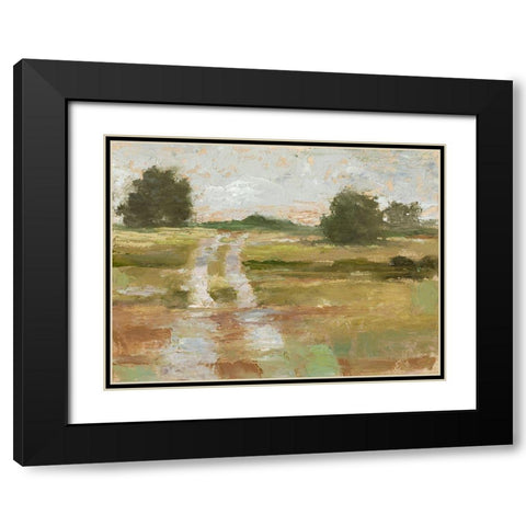 Back Country Road II Black Modern Wood Framed Art Print with Double Matting by Harper, Ethan