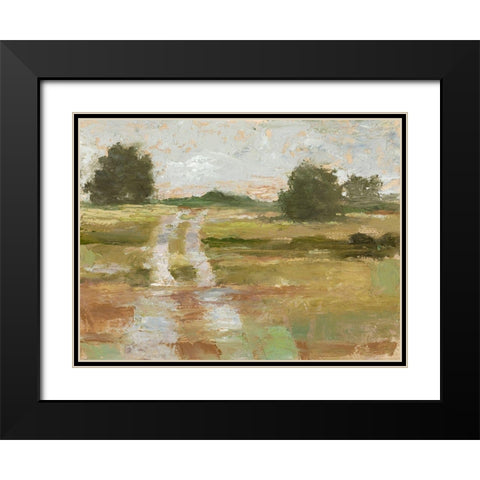 Back Country Road II Black Modern Wood Framed Art Print with Double Matting by Harper, Ethan