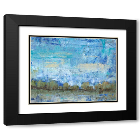 Forest Edge II Black Modern Wood Framed Art Print with Double Matting by OToole, Tim
