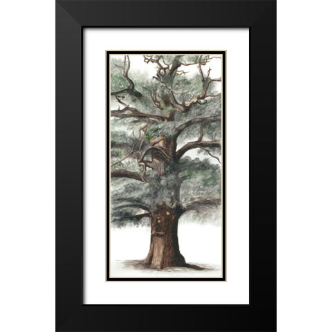 Oak Tree Composition I Black Modern Wood Framed Art Print with Double Matting by McCavitt, Naomi