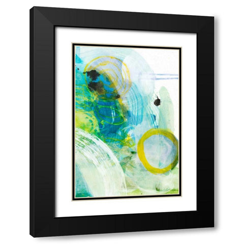 Take Off II Black Modern Wood Framed Art Print with Double Matting by Fuchs, Jodi