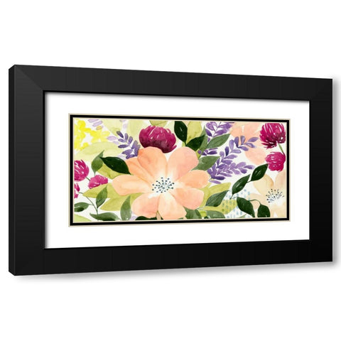 Vivid Blooming I Black Modern Wood Framed Art Print with Double Matting by Popp, Grace