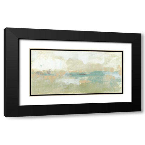 Pastel Landscape I Black Modern Wood Framed Art Print with Double Matting by Goldberger, Jennifer