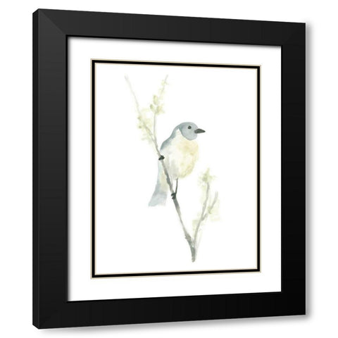 Avian Impressions III Black Modern Wood Framed Art Print with Double Matting by Vess, June Erica