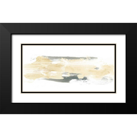 Neutral Geology I Black Modern Wood Framed Art Print with Double Matting by Vess, June Erica
