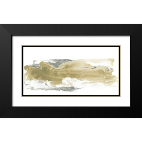 Neutral Geology II Black Modern Wood Framed Art Print with Double Matting by Vess, June Erica