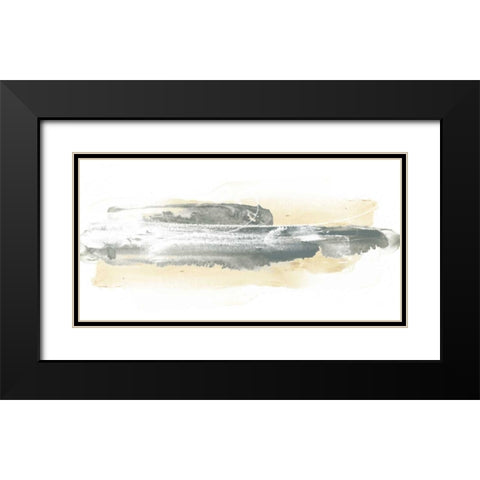 Neutral Geology III Black Modern Wood Framed Art Print with Double Matting by Vess, June Erica