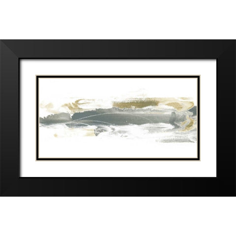 Neutral Geology IV Black Modern Wood Framed Art Print with Double Matting by Vess, June Erica
