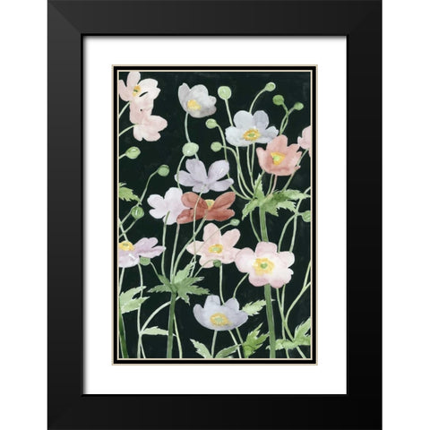Anemone Dance II Black Modern Wood Framed Art Print with Double Matting by Popp, Grace