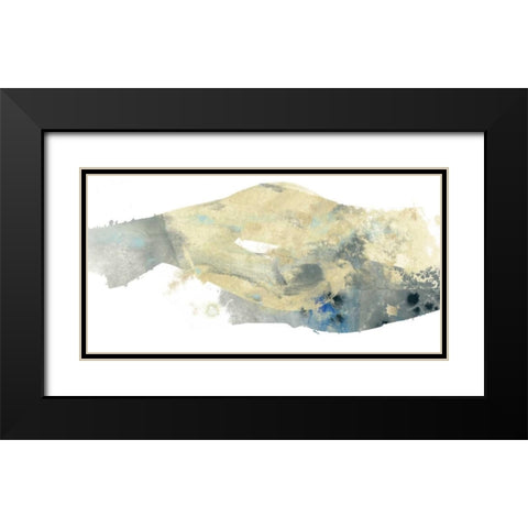 Geode Landscape I Black Modern Wood Framed Art Print with Double Matting by Vess, June Erica