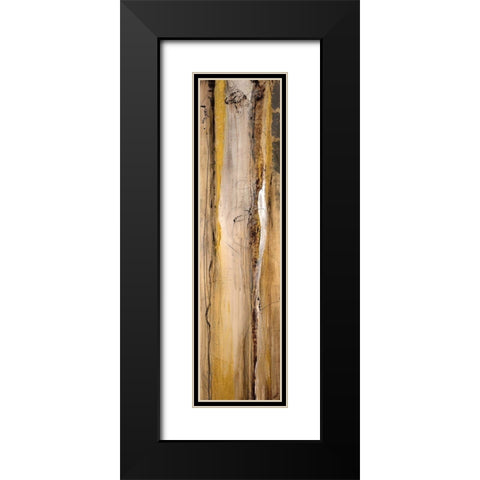 Analogous I Black Modern Wood Framed Art Print with Double Matting by Taylor, Kari