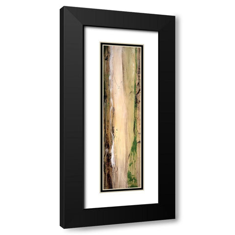 Analogous II Black Modern Wood Framed Art Print with Double Matting by Taylor, Kari
