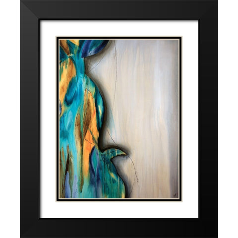 Anse Luzio Black Modern Wood Framed Art Print with Double Matting by Taylor, Kari