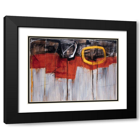 Golden Rule Black Modern Wood Framed Art Print with Double Matting by Edmunds, Sydney
