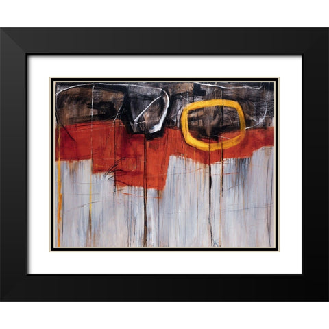 Golden Rule Black Modern Wood Framed Art Print with Double Matting by Edmunds, Sydney