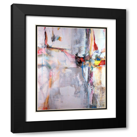 Run For the Roses Black Modern Wood Framed Art Print with Double Matting by Maas, Jodi