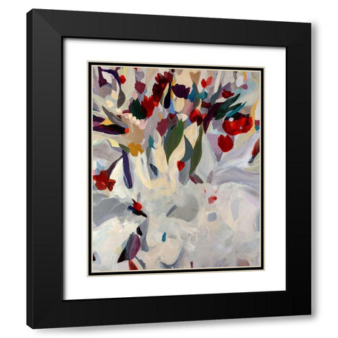 Coronation Black Modern Wood Framed Art Print with Double Matting by Maas, Jodi