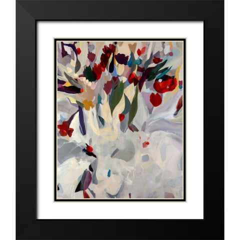 Coronation Black Modern Wood Framed Art Print with Double Matting by Maas, Jodi
