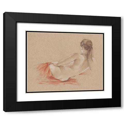 Classical Figure Study I Black Modern Wood Framed Art Print with Double Matting by Harper, Ethan