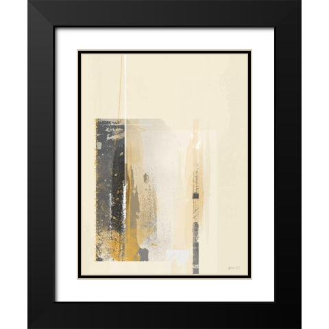 Deeper Shadows I Black Modern Wood Framed Art Print with Double Matting by Green Lili