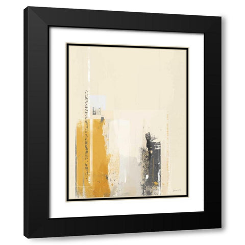 Deeper Shadows II Black Modern Wood Framed Art Print with Double Matting by Green Lili