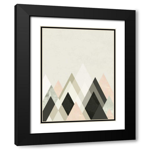 Mountains Beyond Mountains III Black Modern Wood Framed Art Print with Double Matting by Green Lili