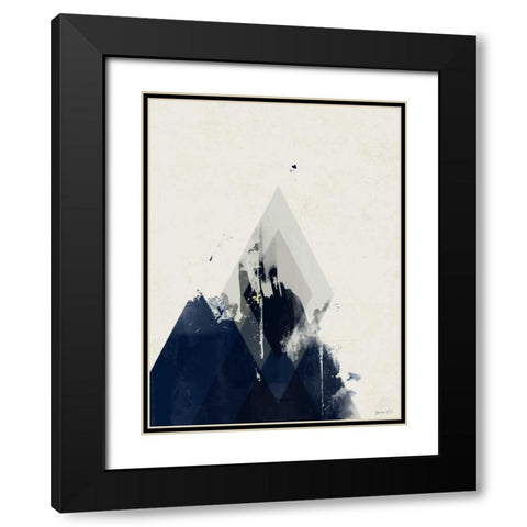Beneath the Surface I Black Modern Wood Framed Art Print with Double Matting by Green Lili