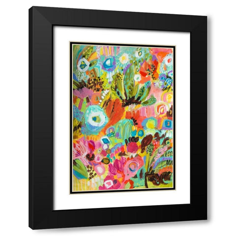 Love to Travel I Black Modern Wood Framed Art Print with Double Matting by Fields, Karen