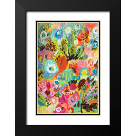 Love to Travel I Black Modern Wood Framed Art Print with Double Matting by Fields, Karen
