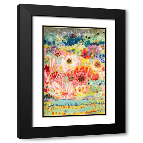 Love to Travel II Black Modern Wood Framed Art Print with Double Matting by Fields, Karen