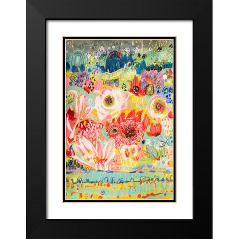 Love to Travel II Black Modern Wood Framed Art Print with Double Matting by Fields, Karen
