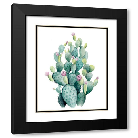 Desert Blooms I Black Modern Wood Framed Art Print with Double Matting by Popp, Grace
