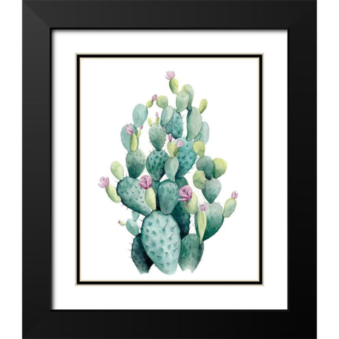 Desert Blooms I Black Modern Wood Framed Art Print with Double Matting by Popp, Grace
