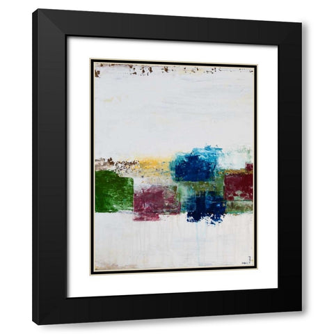 Color Swatches I Black Modern Wood Framed Art Print with Double Matting by Avondet, Natalie