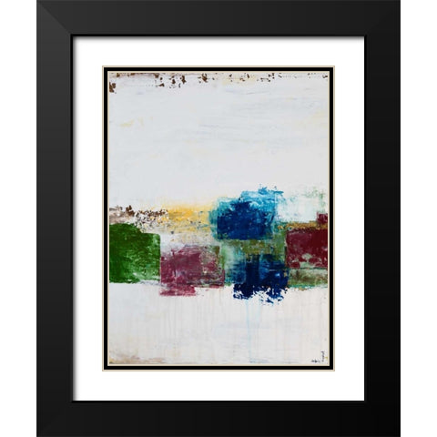 Color Swatches I Black Modern Wood Framed Art Print with Double Matting by Avondet, Natalie