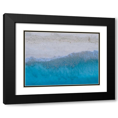 Hawaii View III Black Modern Wood Framed Art Print with Double Matting by Mead, Adam