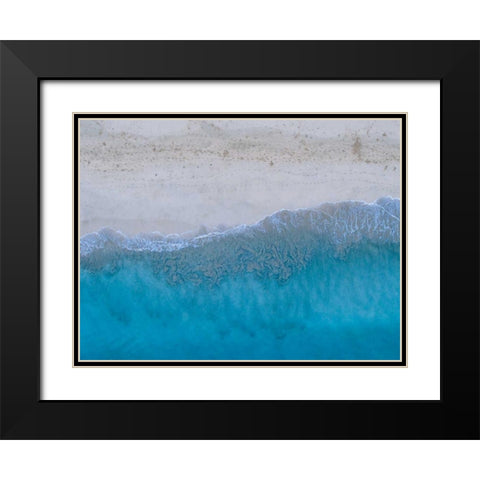 Hawaii View III Black Modern Wood Framed Art Print with Double Matting by Mead, Adam