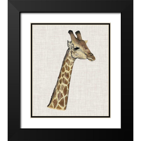 Savanna Impressions II Black Modern Wood Framed Art Print with Double Matting by McCavitt, Naomi