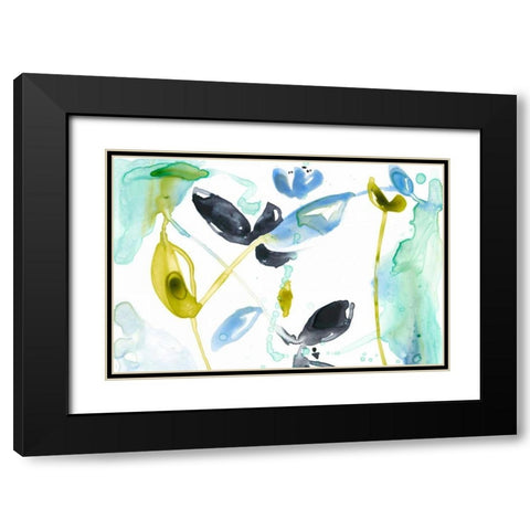 Hanging Garden I Black Modern Wood Framed Art Print with Double Matting by Goldberger, Jennifer